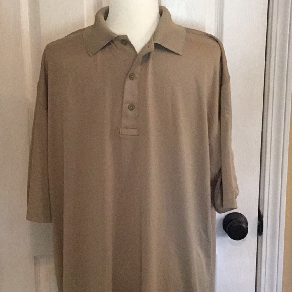 NWOT beige/khaki polo shirts